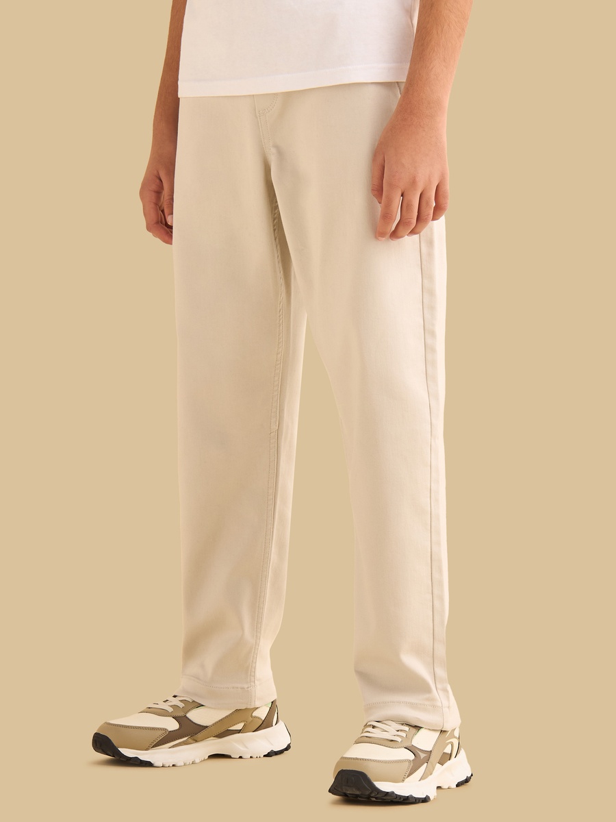 Knit Look Woven Joggers