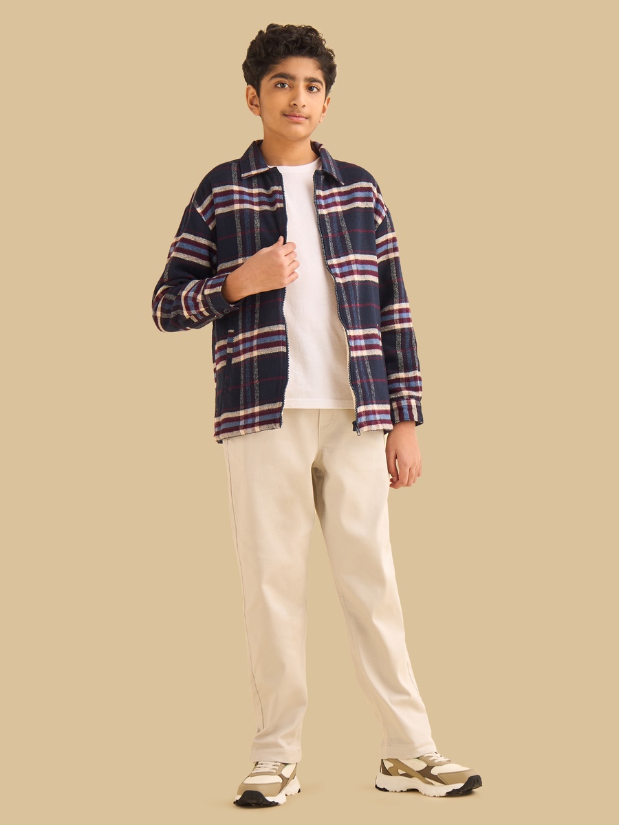 Knit Look Woven Joggers
