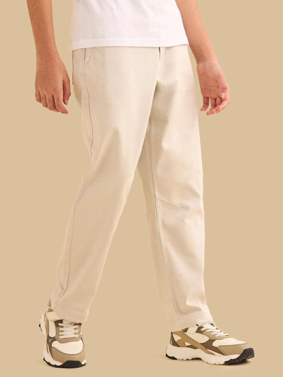 Knit Look Woven Joggers