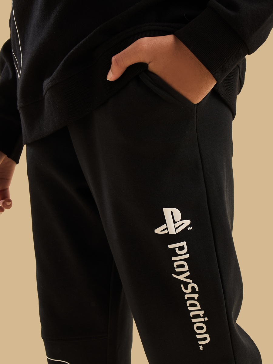 Playstation Print Cotton Joggers
