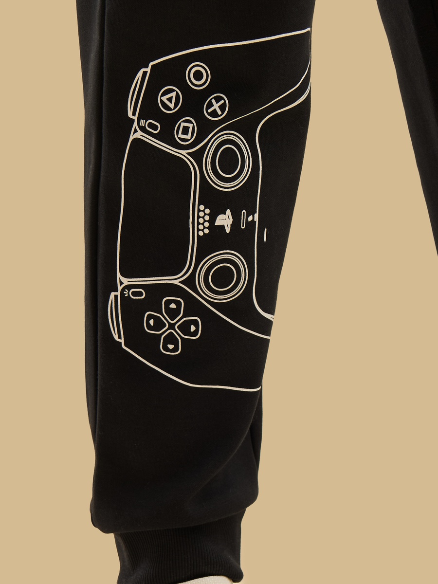 Playstation Print Cotton Joggers