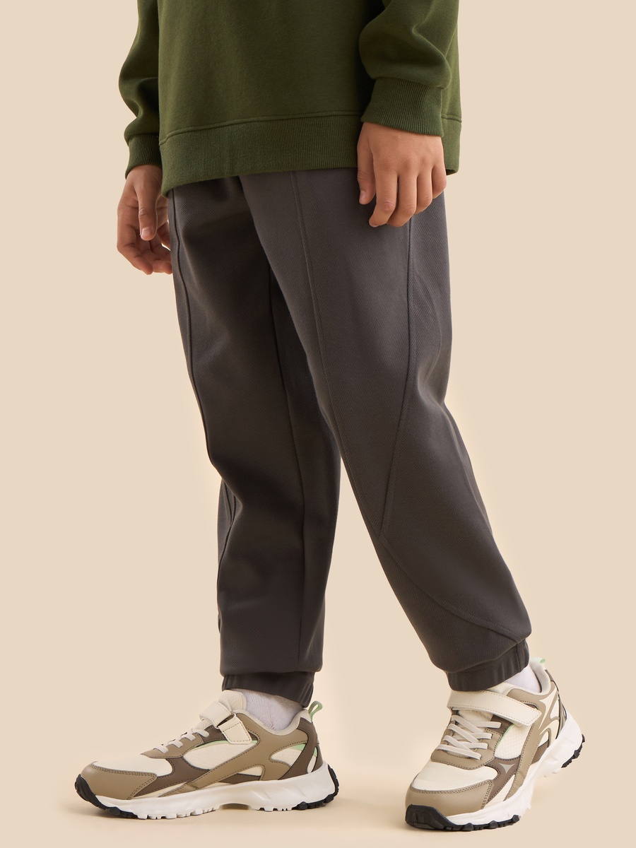 Plain Knit Twill Joggers