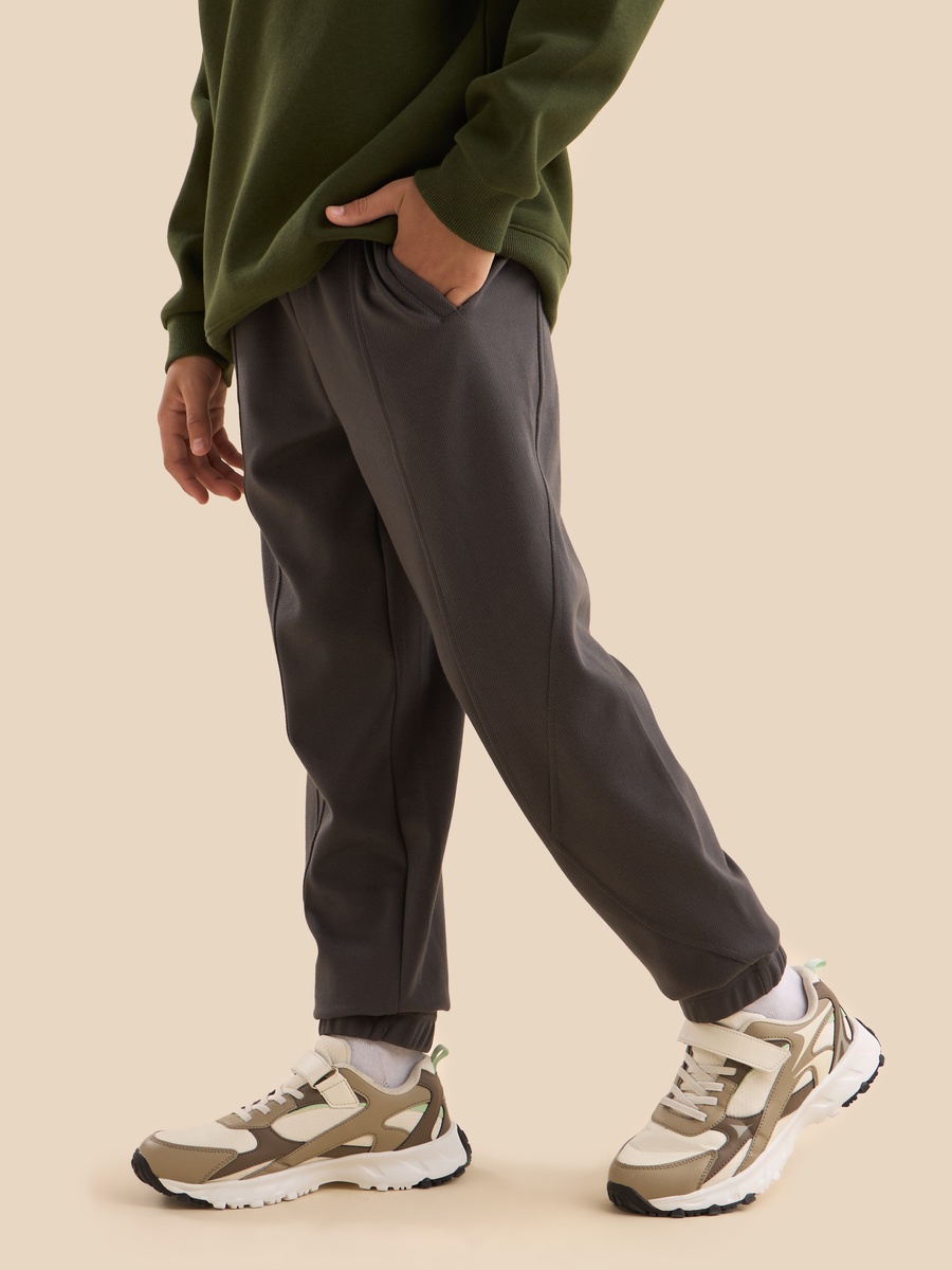Plain Knit Twill Joggers