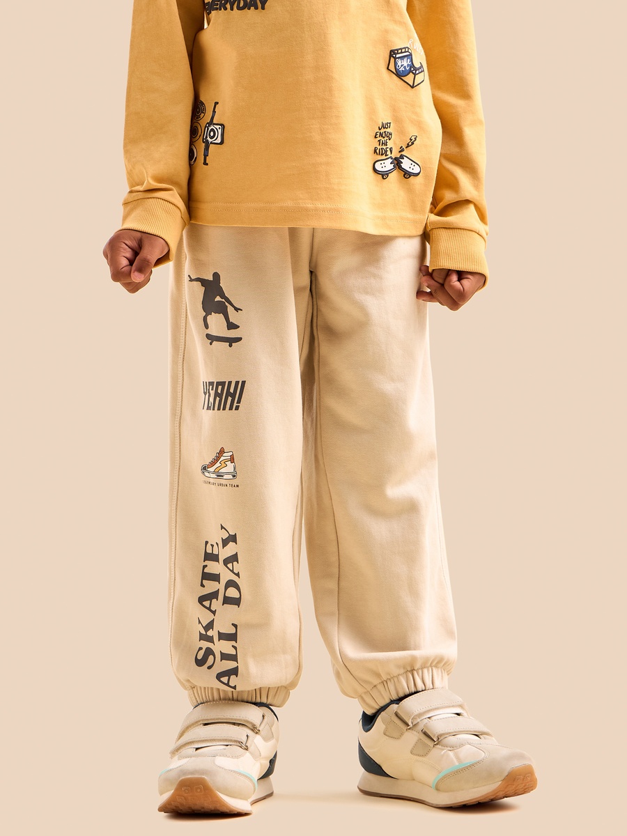 Graphic Print Joggers
