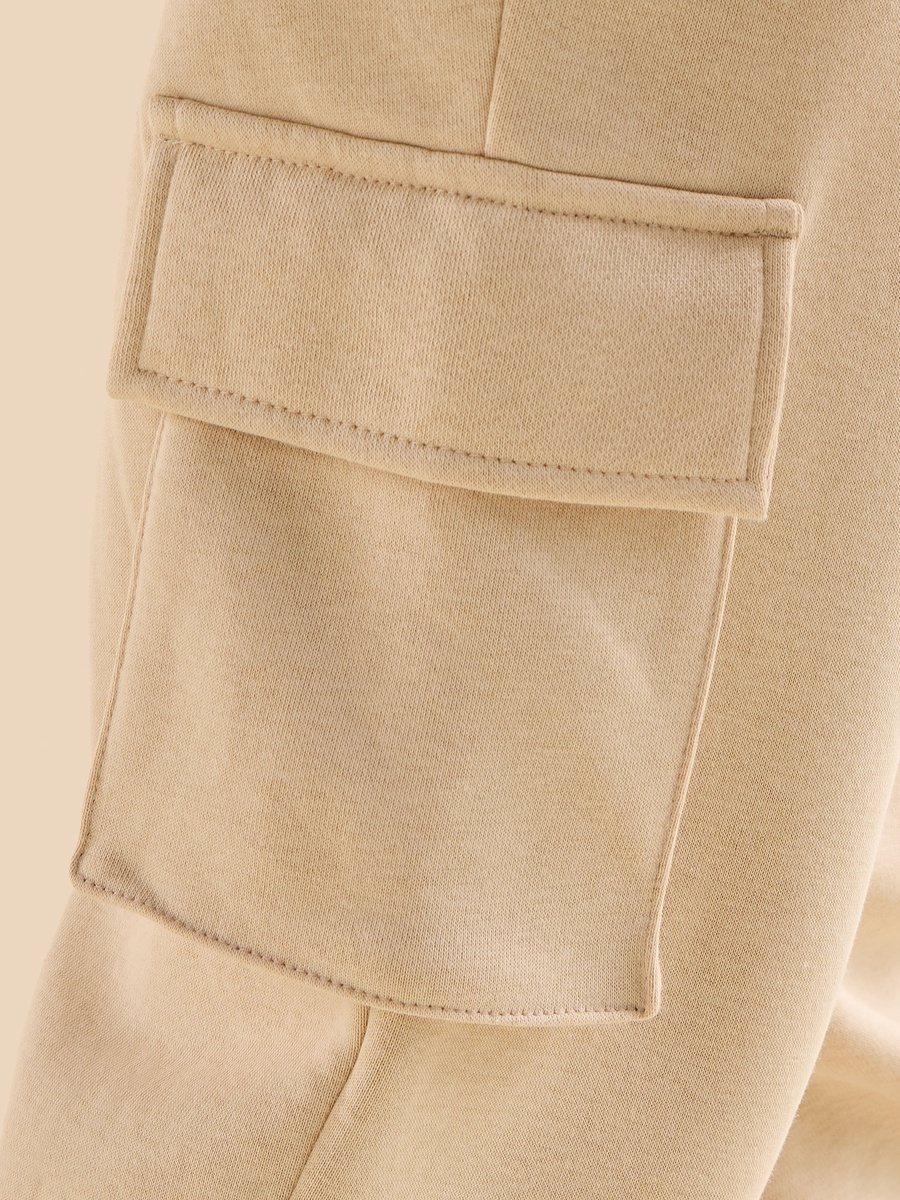 Typographic Print Cargo Joggers
