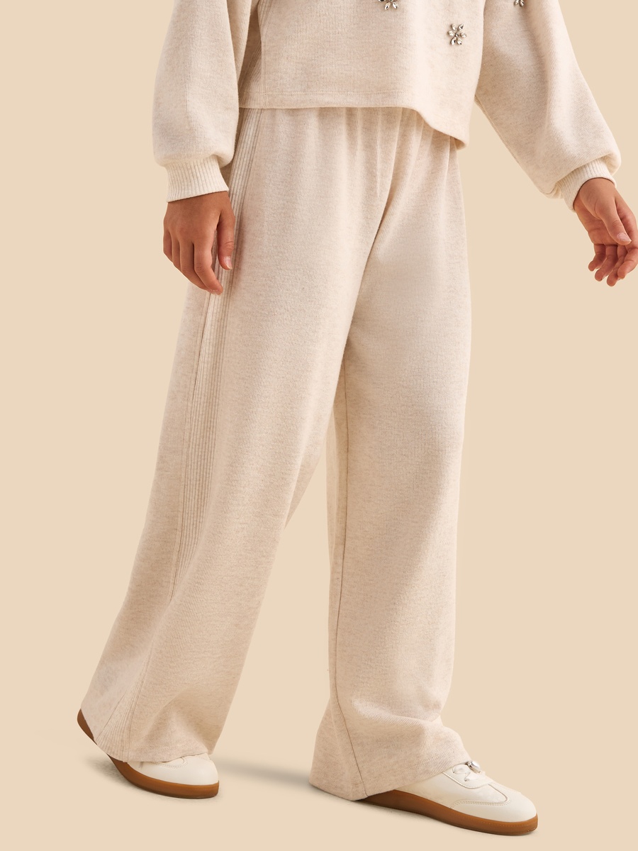 Ribbed Wide Leg Pants