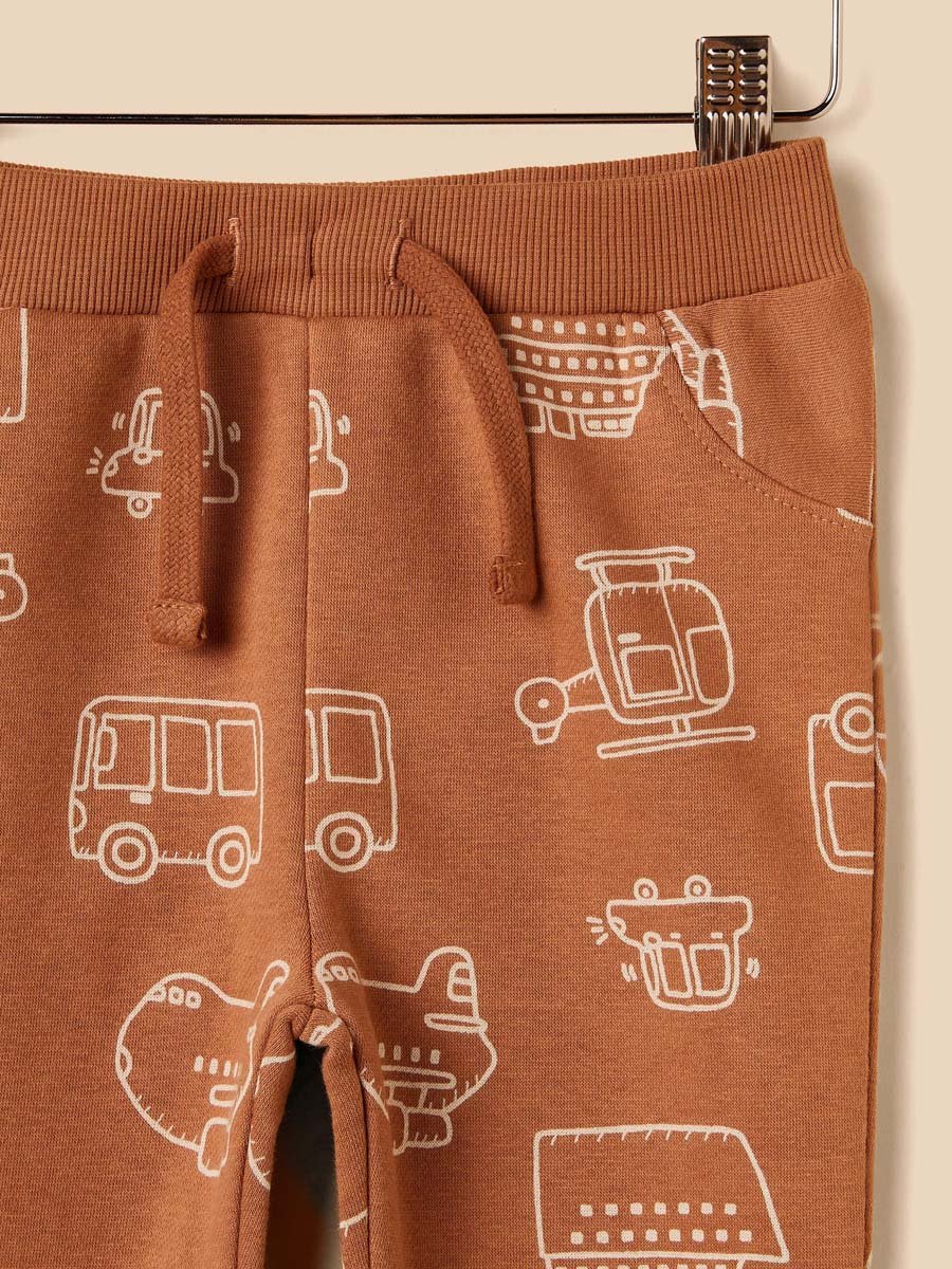 Pack of 2 - Transport Print Joggers