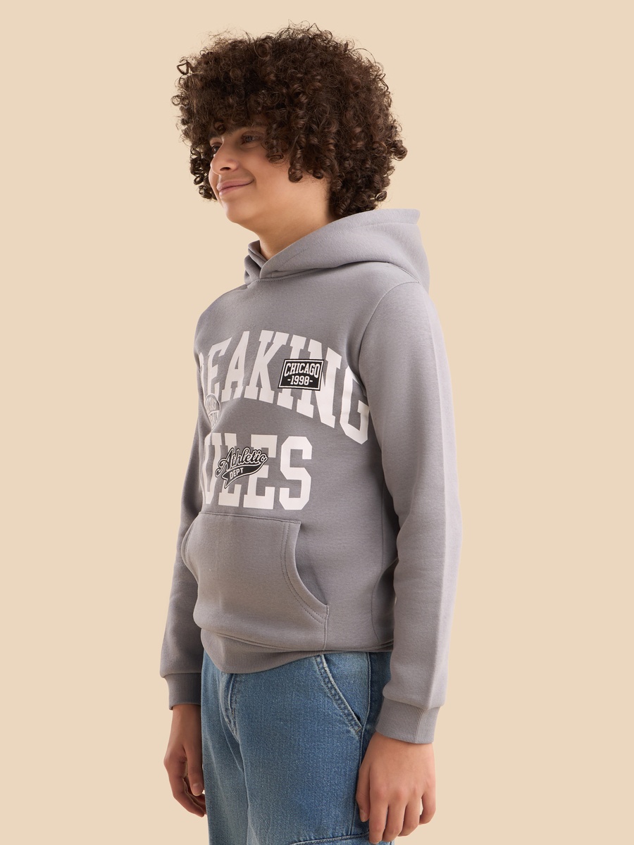 Printed Hooded Sweatshirt