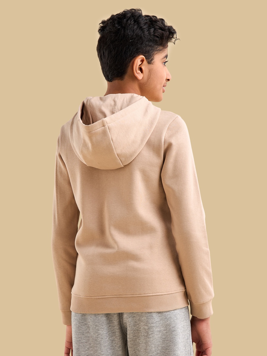 Graffiti Print Hooded Sweatshirt