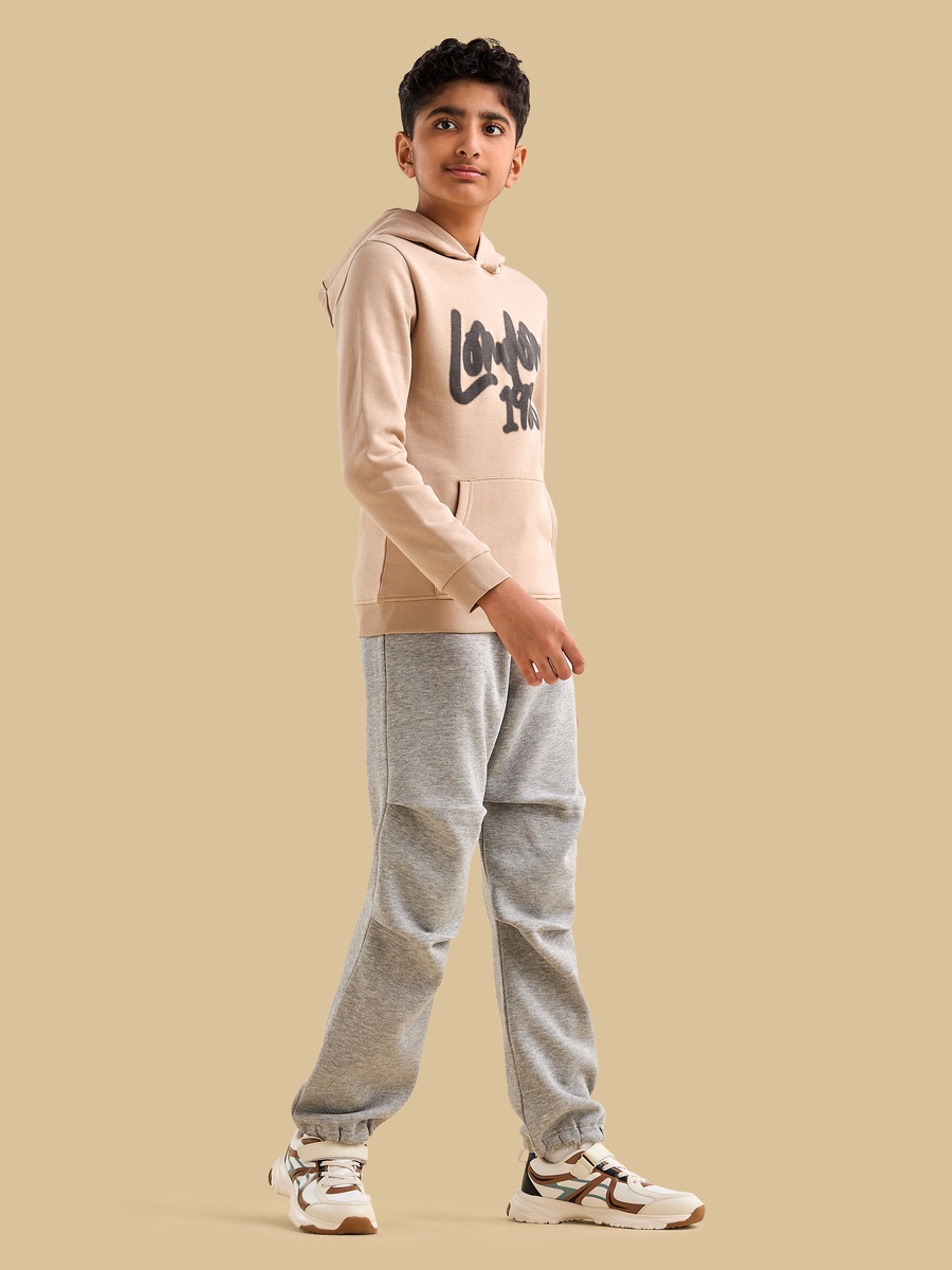 Graffiti Print Hooded Sweatshirt