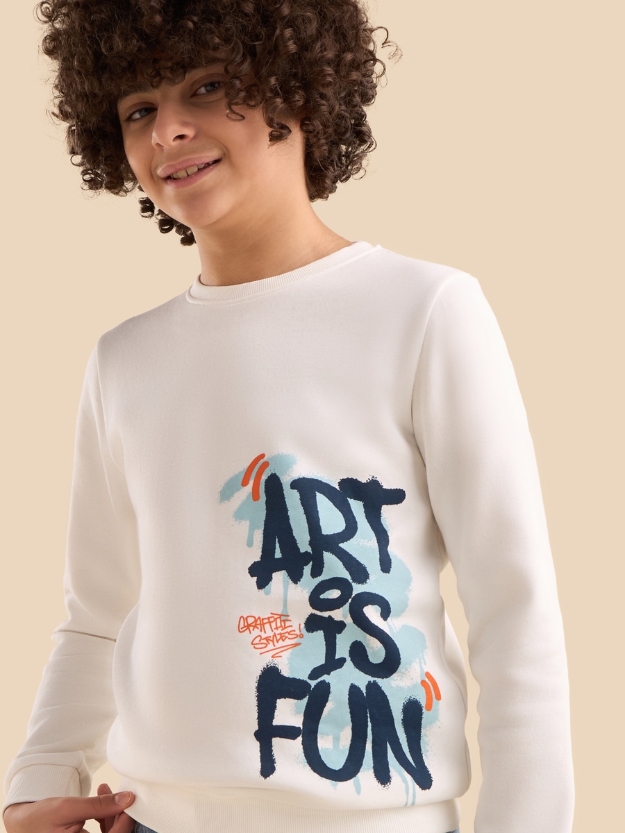 Graffiti Print Sweatshirt