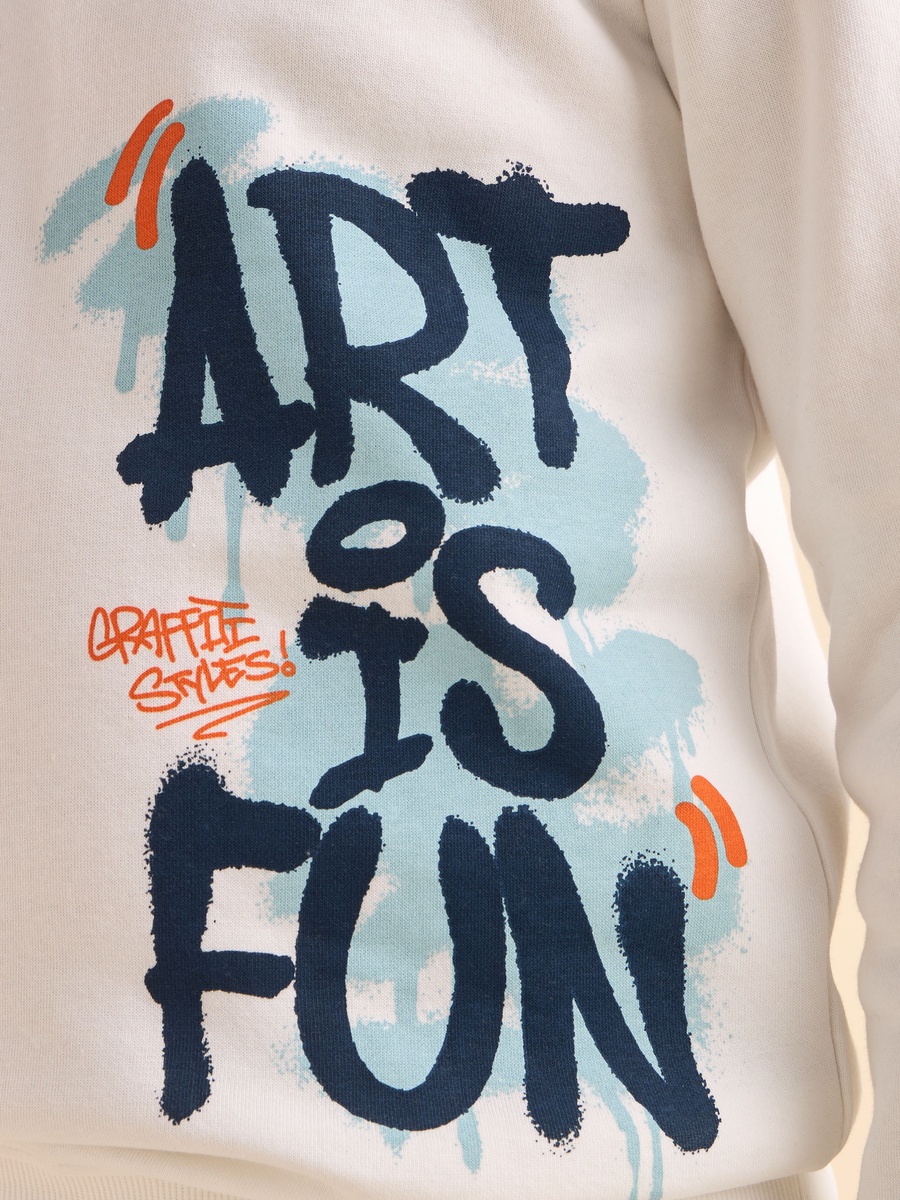 Graffiti Print Sweatshirt
