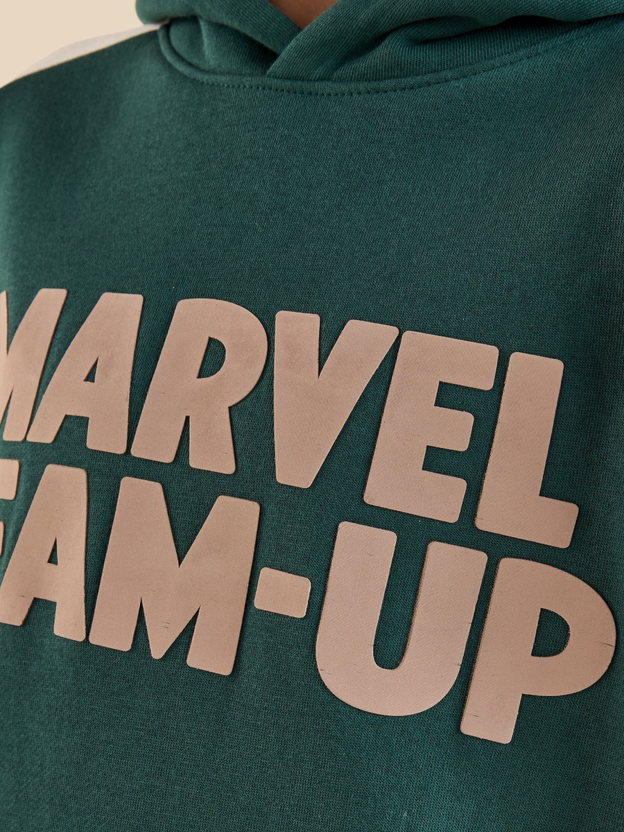 Marvel Team Print Hooded Sweatshirt