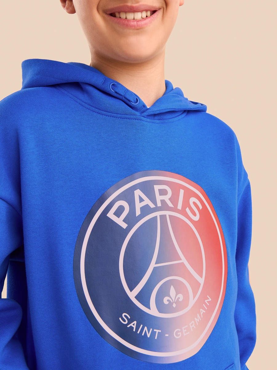 Paris Saint-Germain Print Hooded Sweatshirt