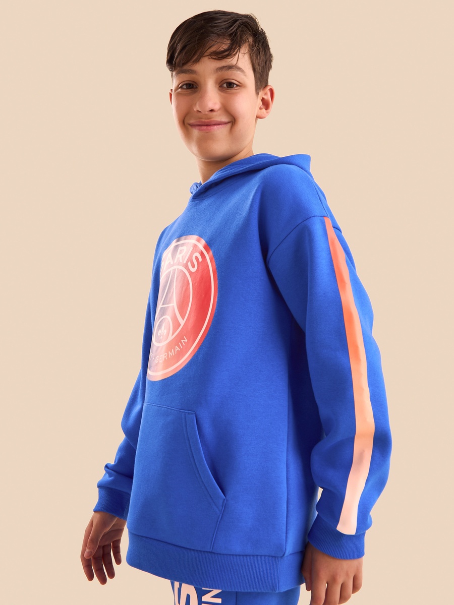 Paris Saint-Germain Print Hooded Sweatshirt