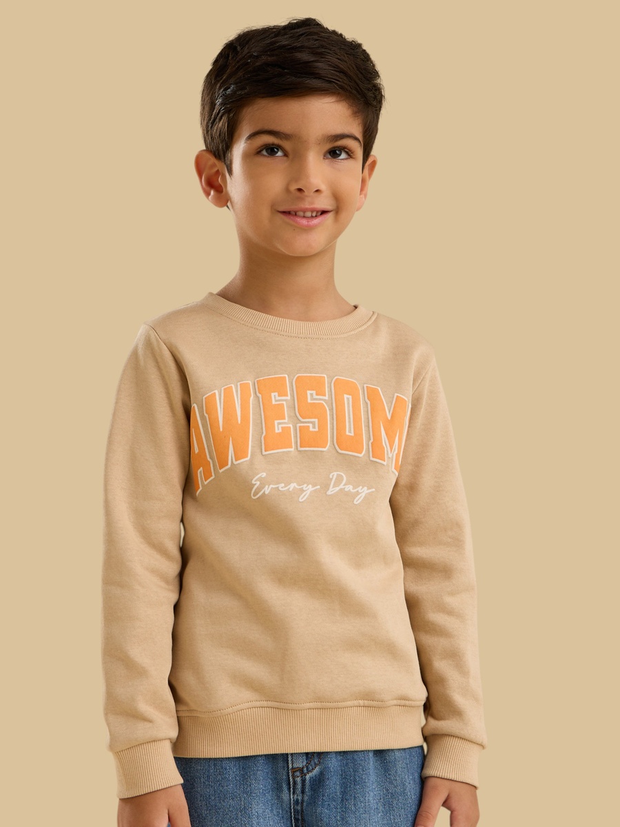Slogan Print Sweatshirt