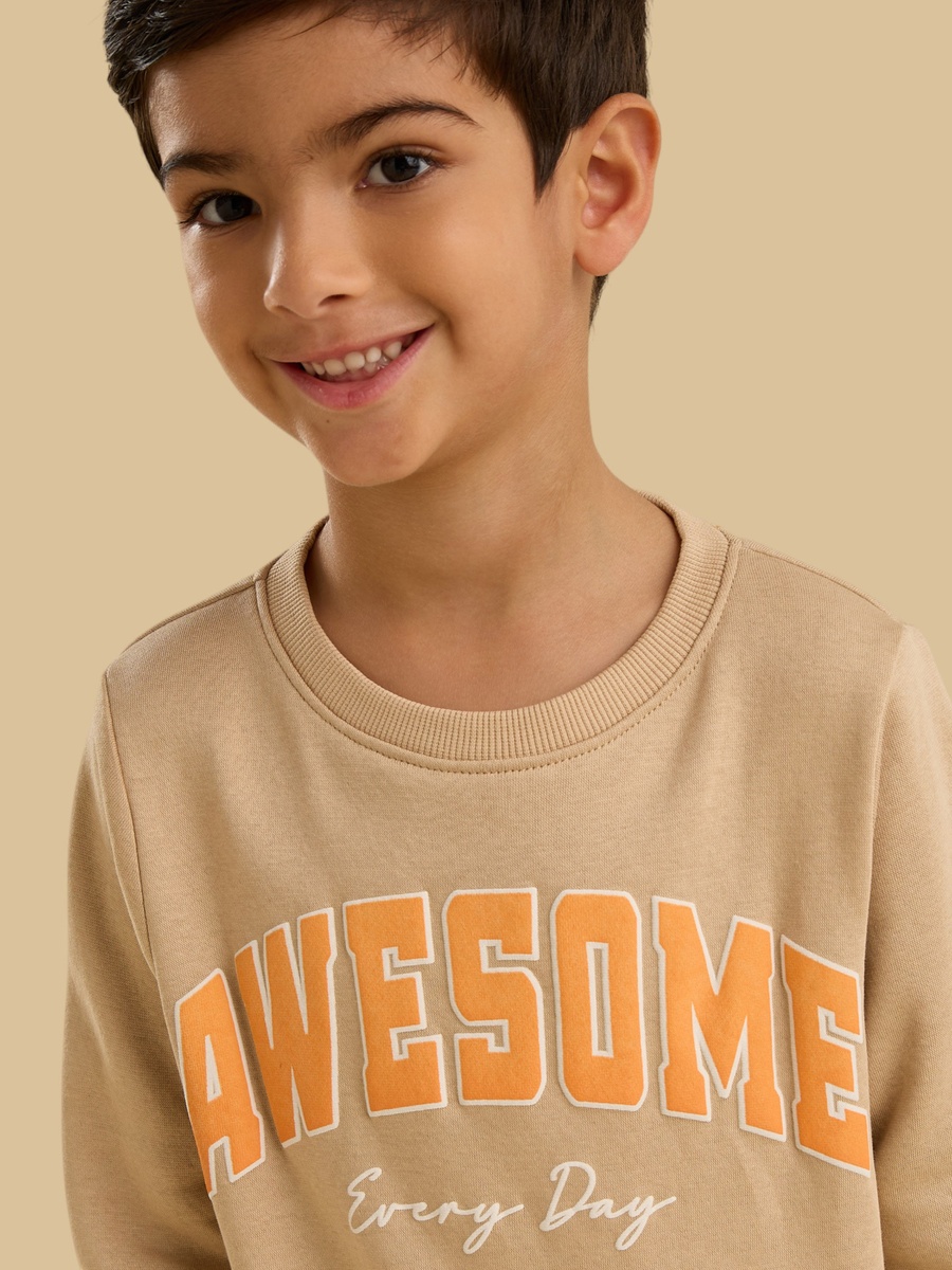 Slogan Print Sweatshirt