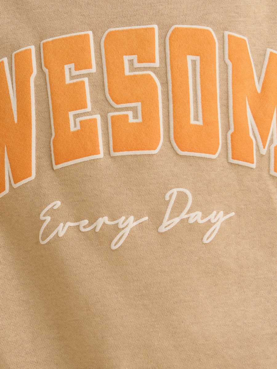 Slogan Print Sweatshirt