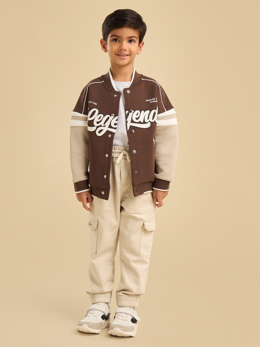 Legend Print Bomber Jacket