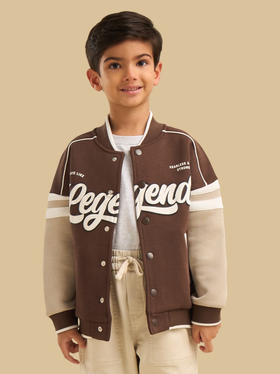 Legend Print Bomber Jacket