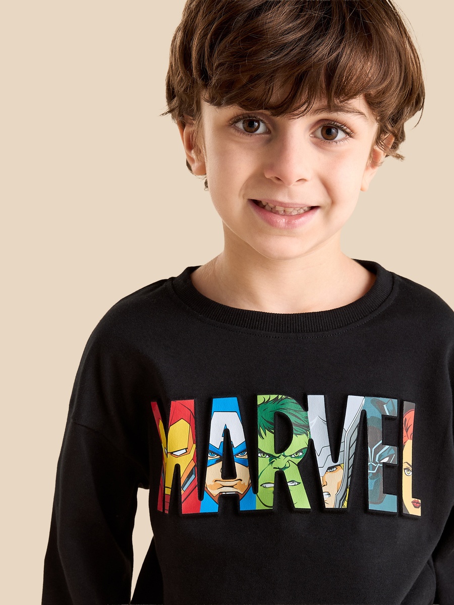 Marvel Embossed Sweatshirt and Joggers Set