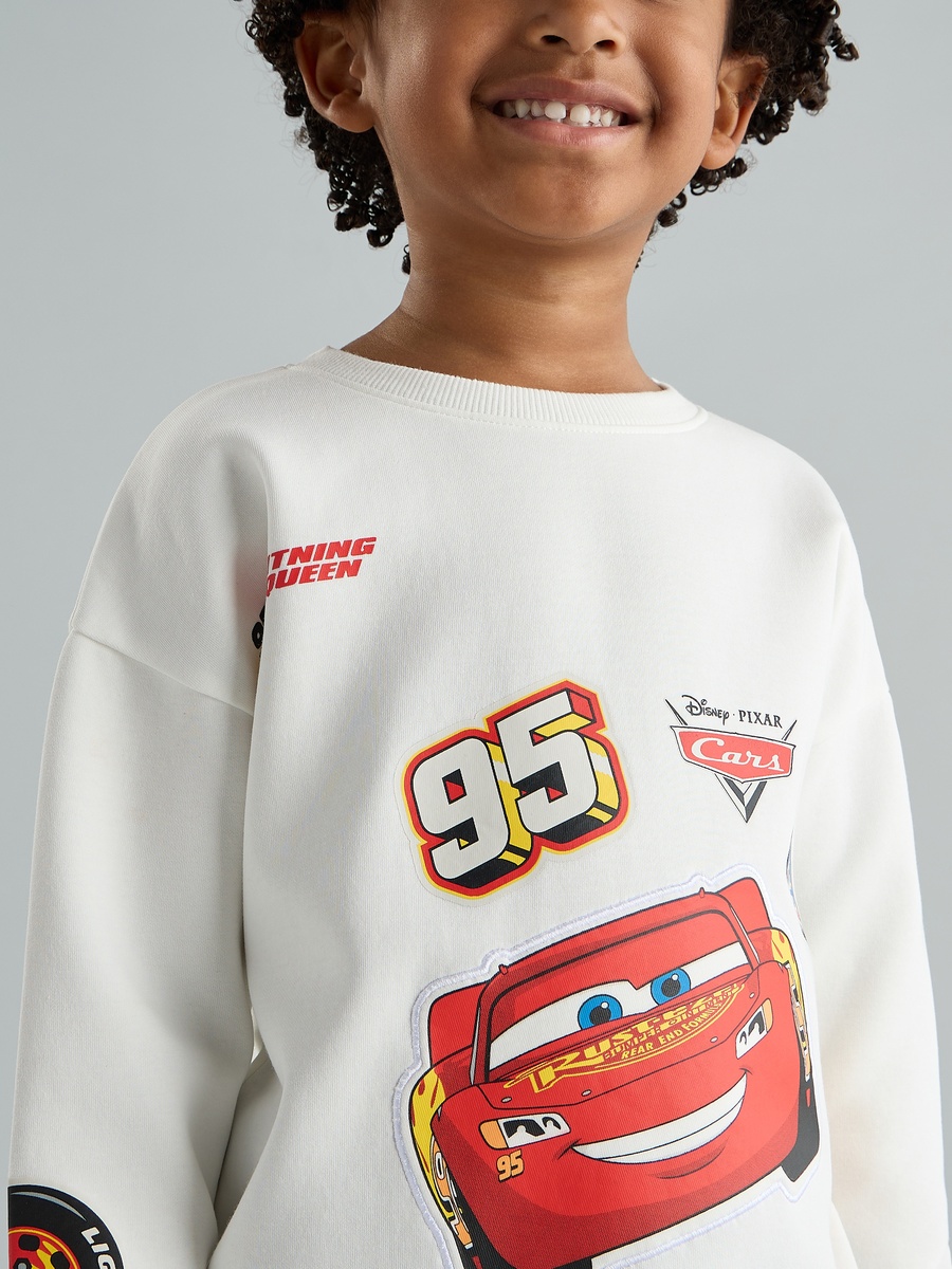 Lightning Mcqueen Print Sweatshirt and Joggers Set