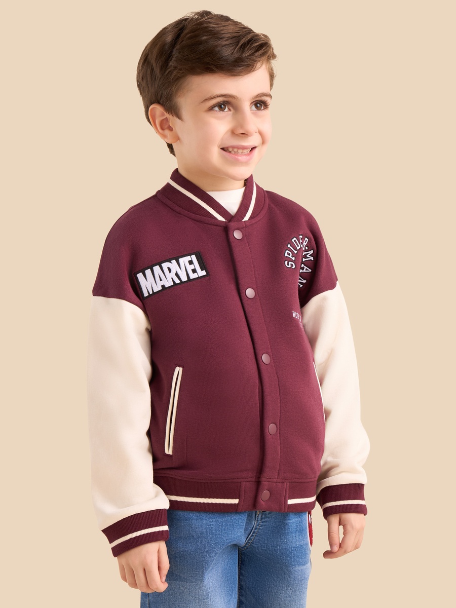 Spider-Man Embroidered Bomber Jacket