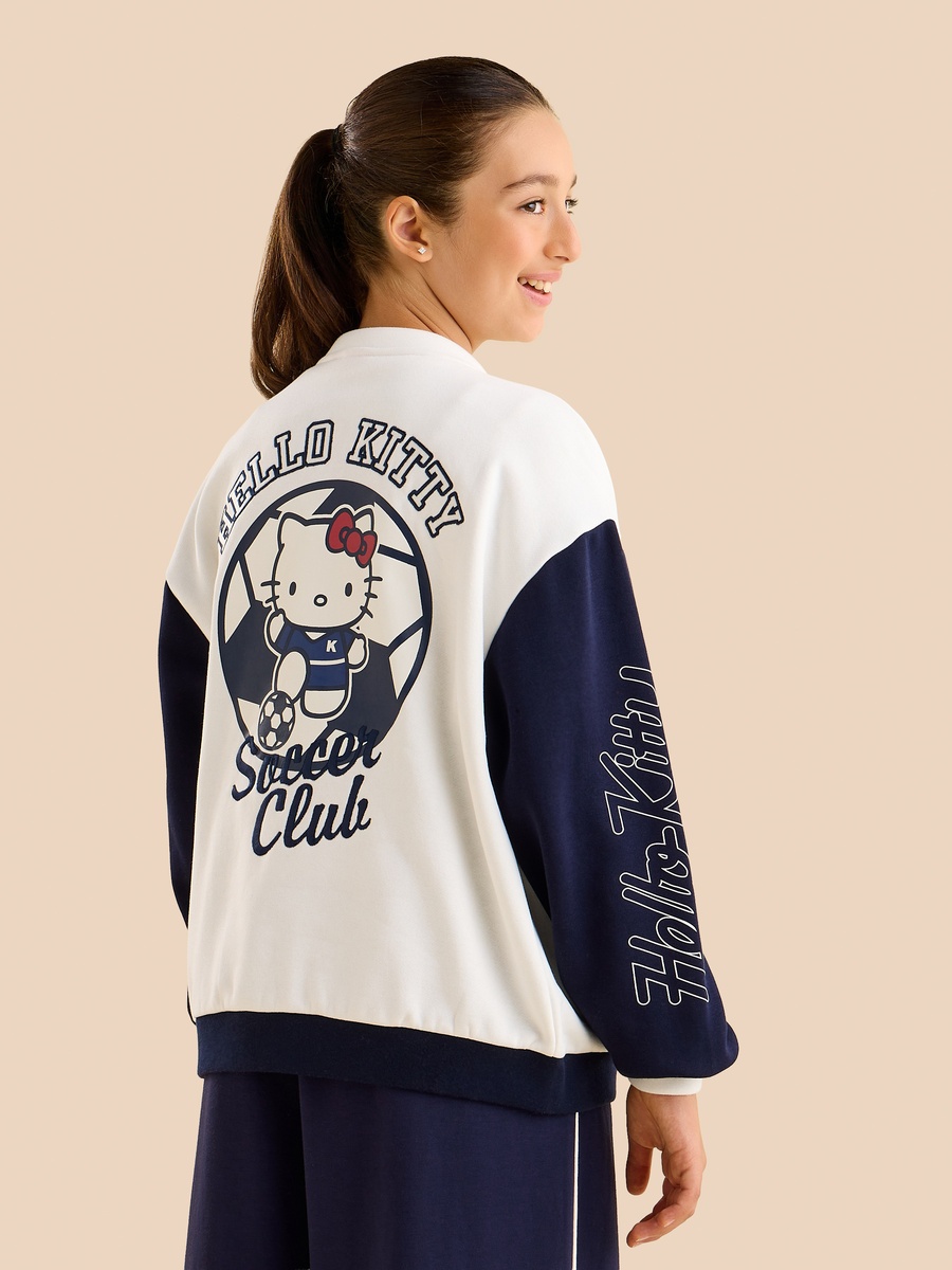 Hello Kitty Print Bomber Jacket