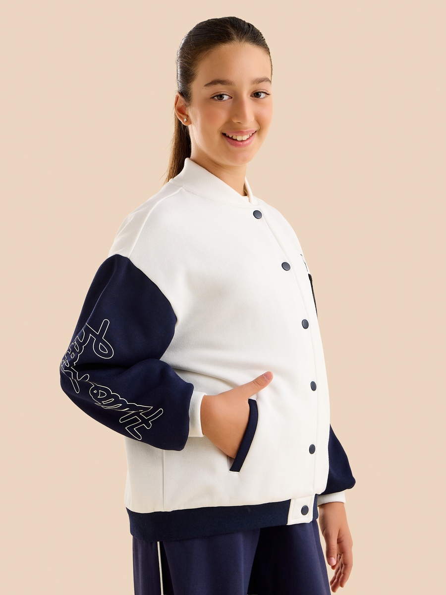 Hello Kitty Print Bomber Jacket