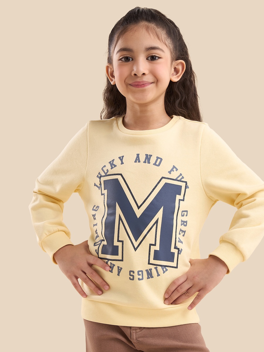Typographic Print Sweatshirt