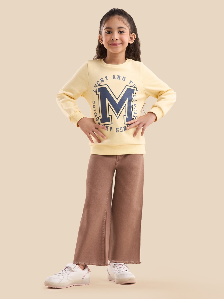Typographic Print Sweatshirt