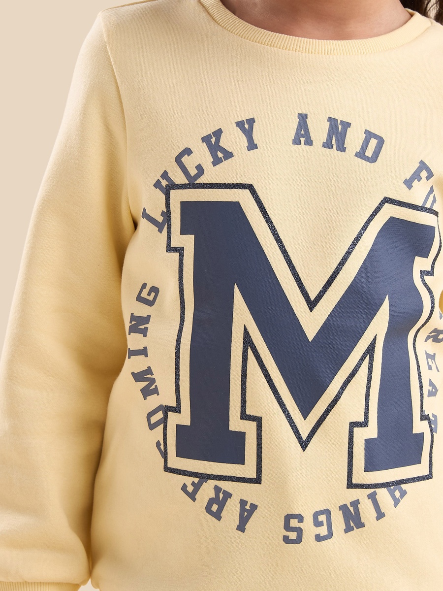 Typographic Print Sweatshirt