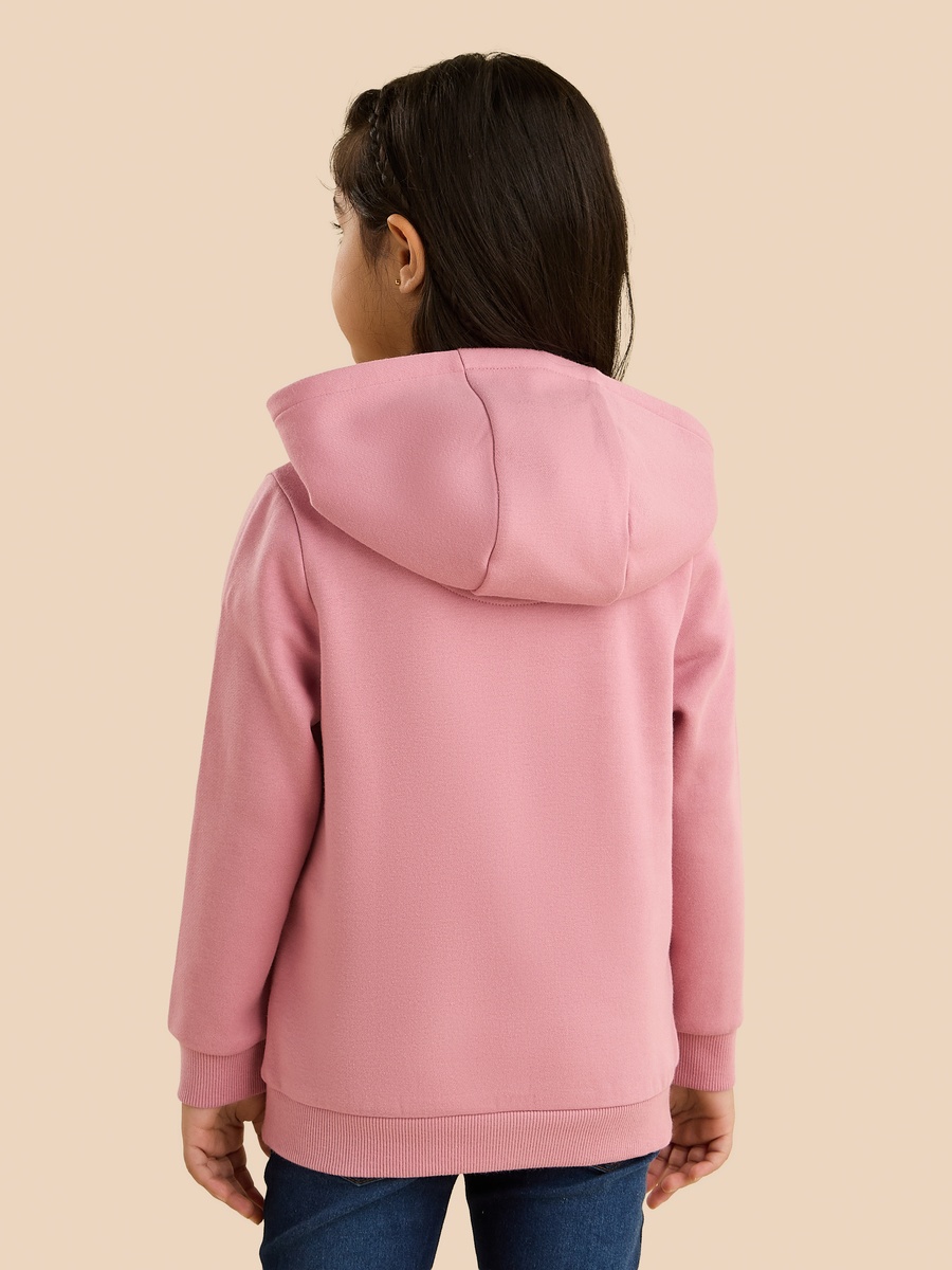 Minnie Mouse Print Hooded Sweatshirt