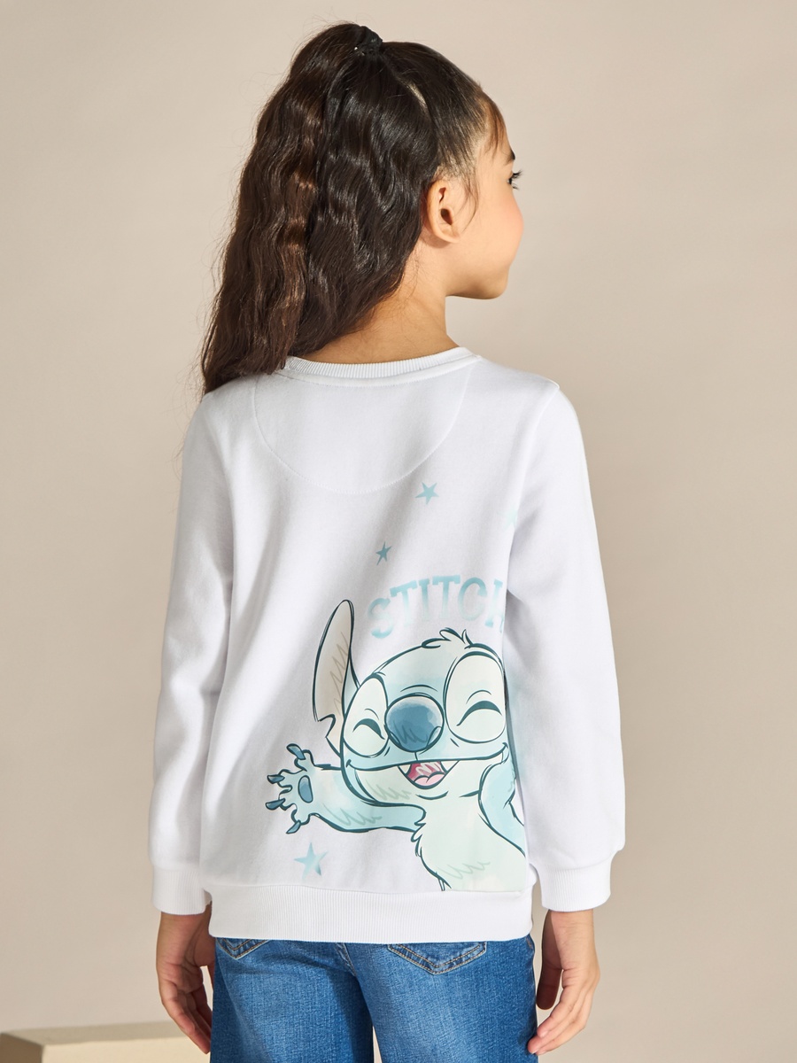 Stitch Graphic Print Sweatshirt