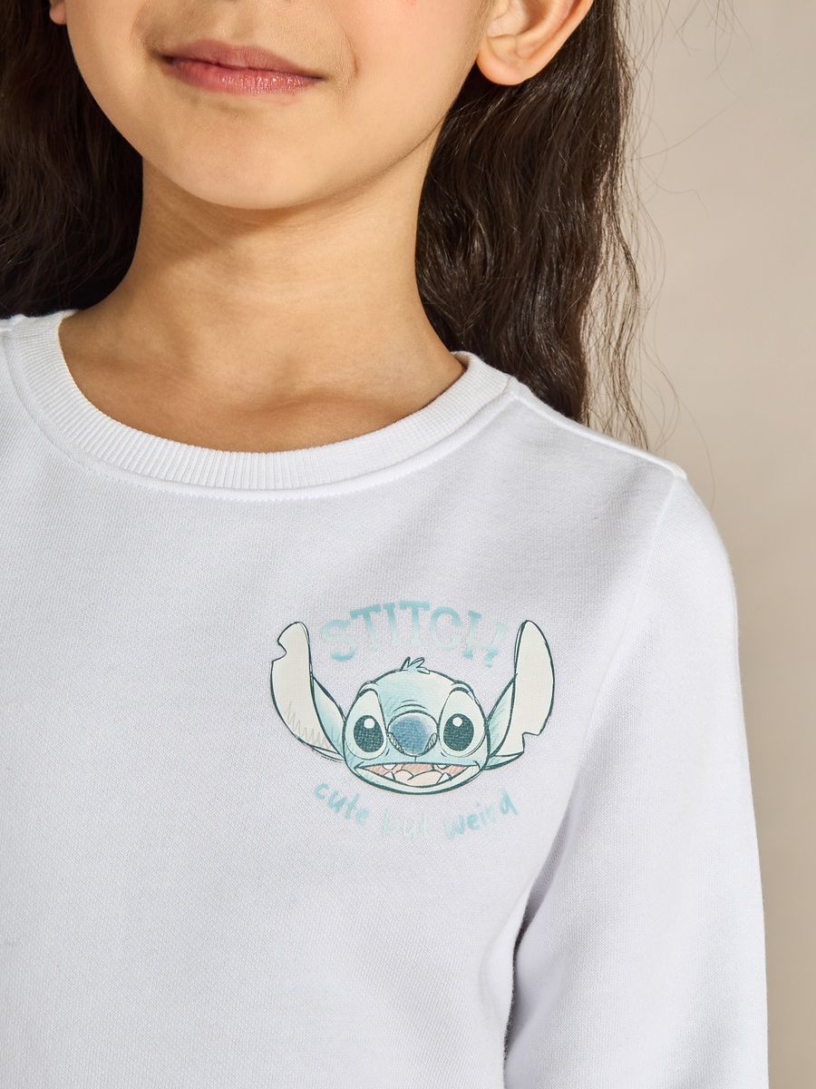 Stitch Graphic Print Sweatshirt