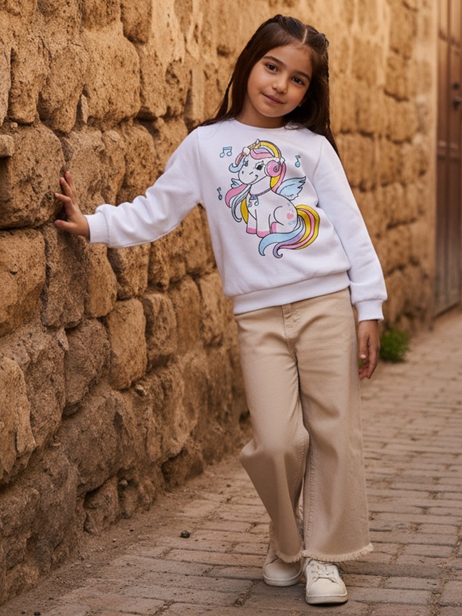 Unicorn Print Sweatshirt