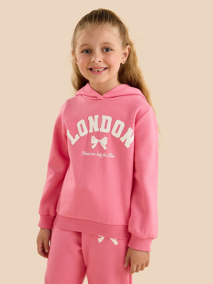 Printed Hooded Sweatshirt