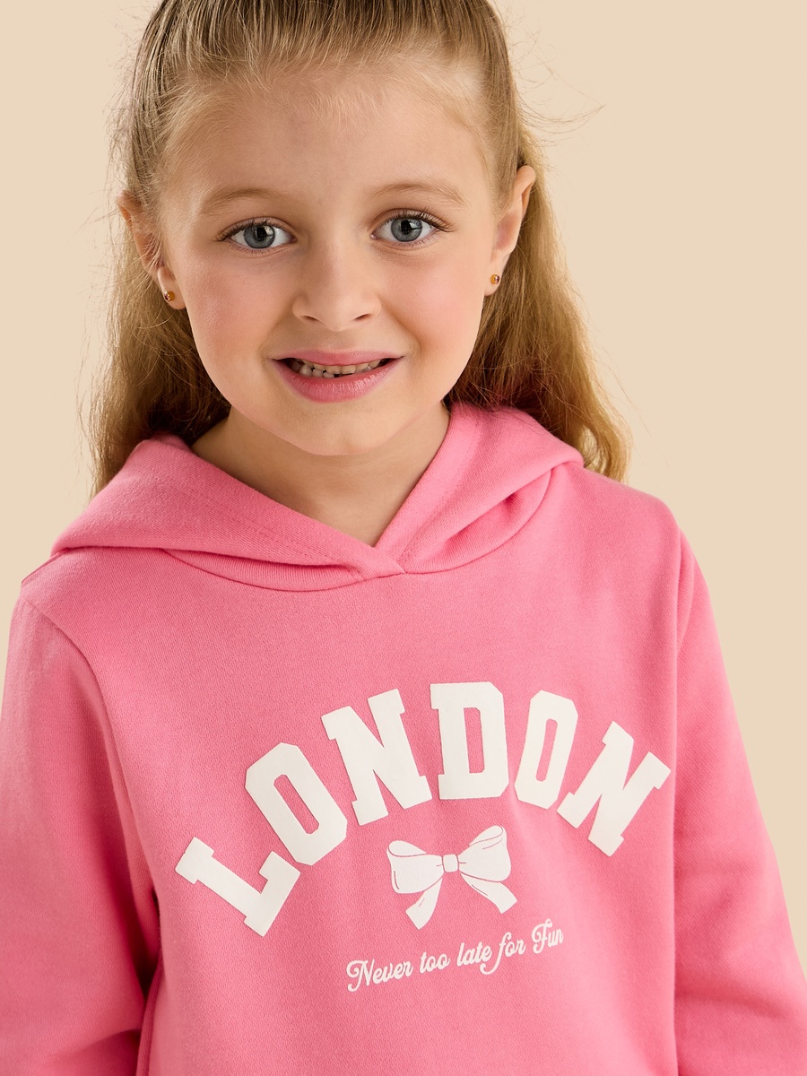 Printed Hooded Sweatshirt