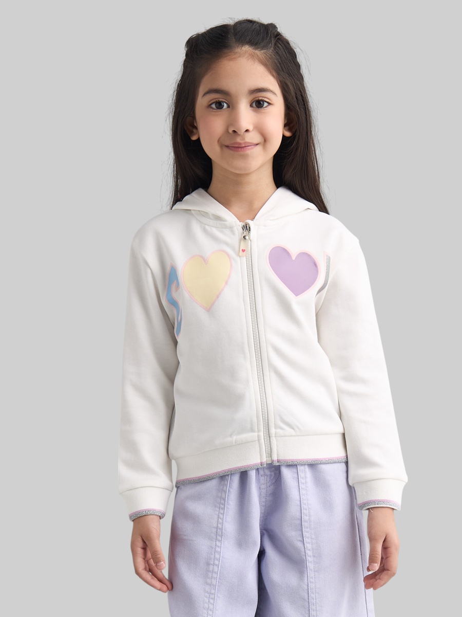 Cool Print Zip Through Hoodie