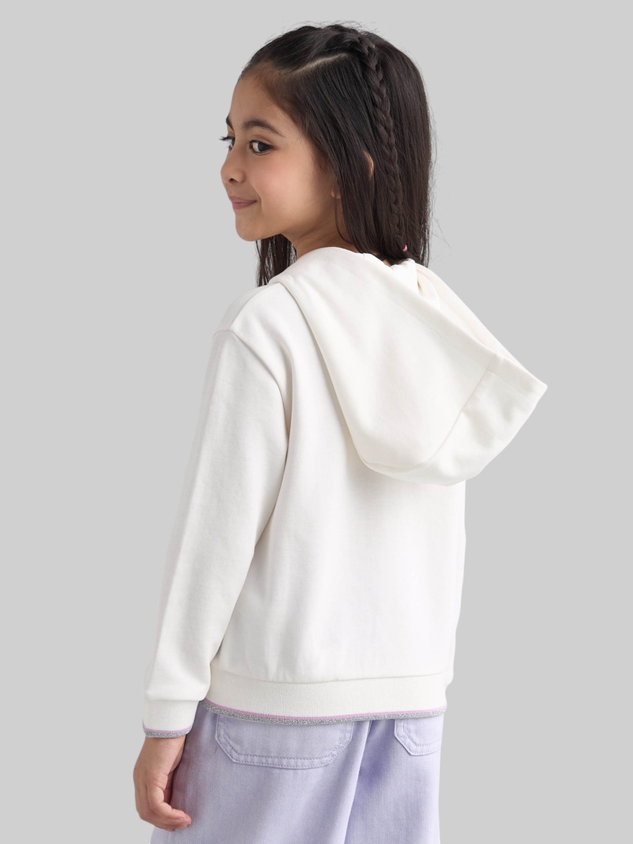 Cool Print Zip Through Hoodie