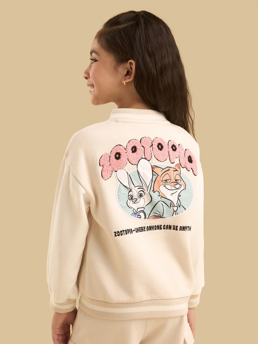 Zootopia Print Bomber Jacket