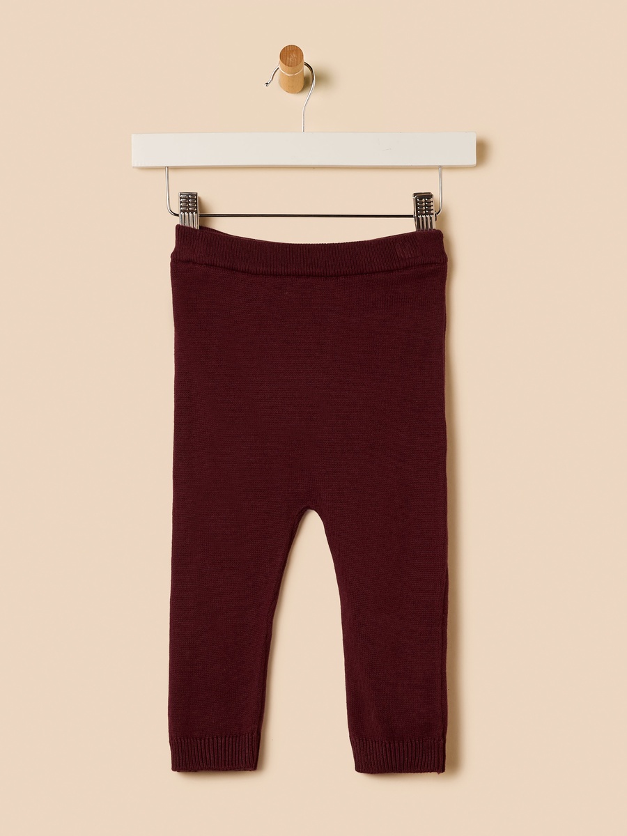 Striped Polo Sweater and Pants Set