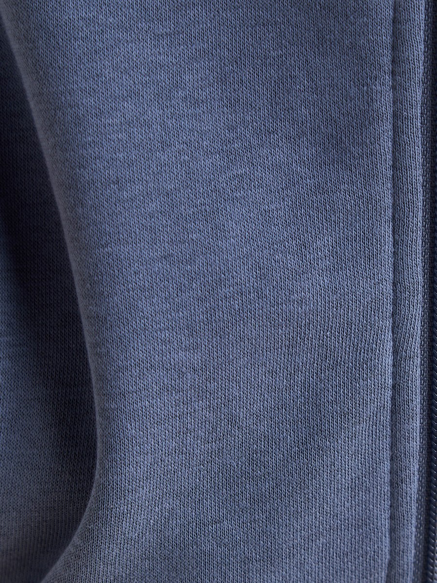 Plain Zip Through Hoodie