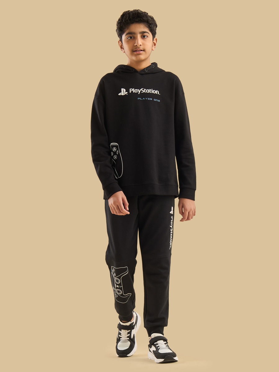 PlayStation Print Hooded Cotton Sweatshirt