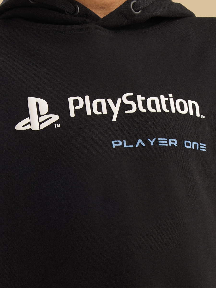 PlayStation Print Hooded Cotton Sweatshirt