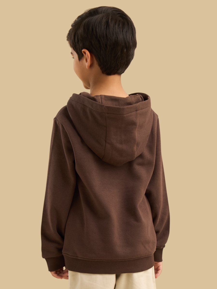 Varsity Applique Hooded Sweatshirt