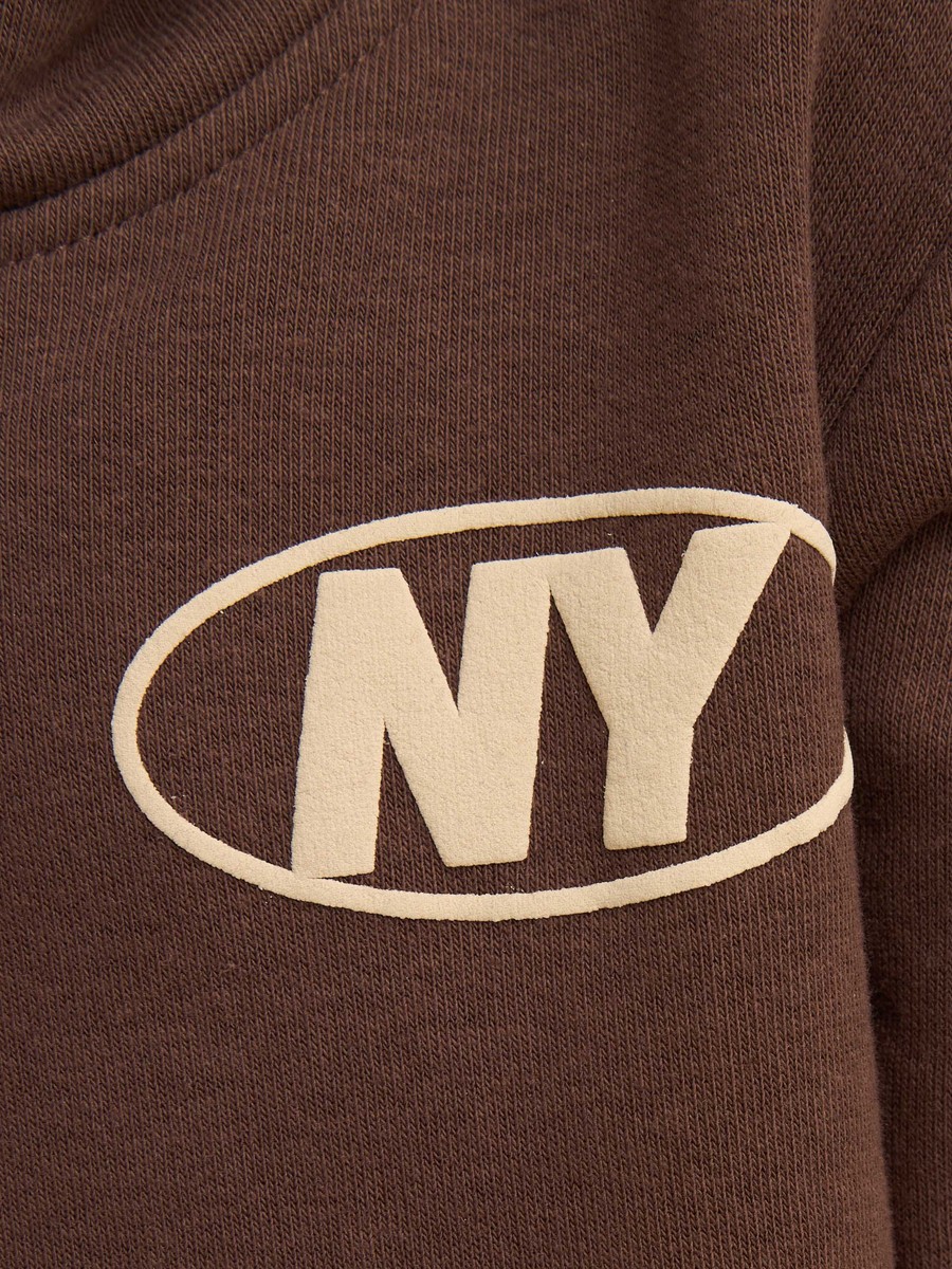 Varsity Applique Hooded Sweatshirt