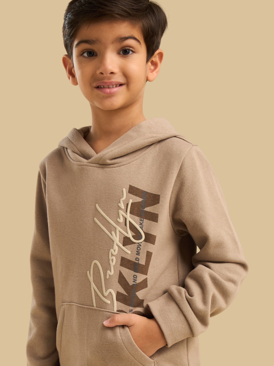Brooklyn Print Hooded Sweatshirt