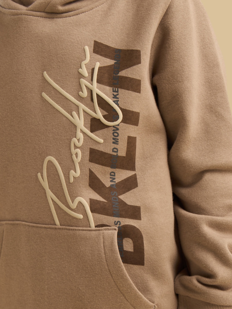 Brooklyn Print Hooded Sweatshirt