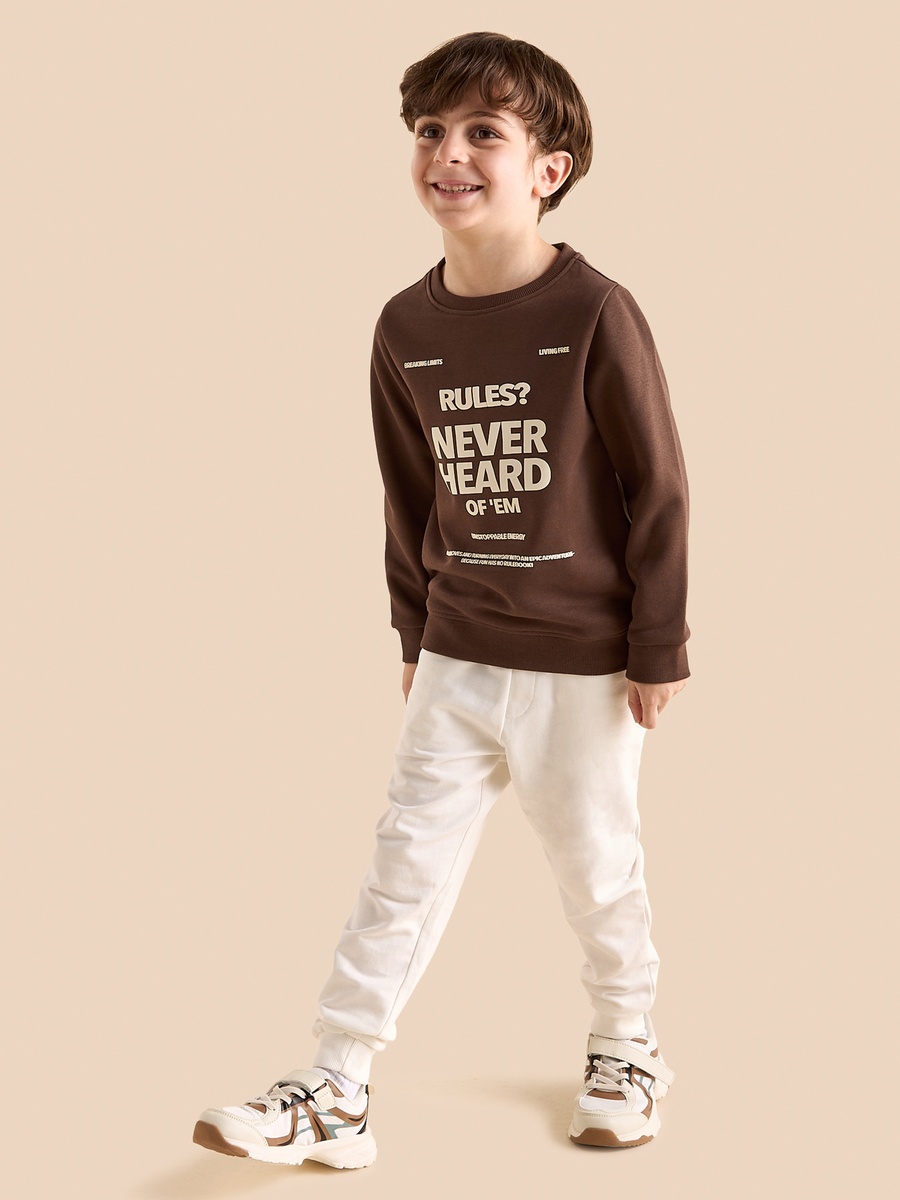 Slogan Print Sweatshirt